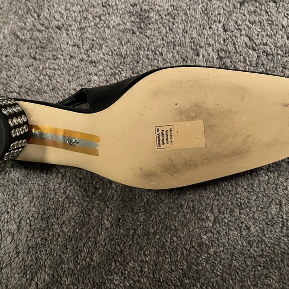 Sam Edelman Gem Block Heel Slingback Shoes - Picture 6 of 8